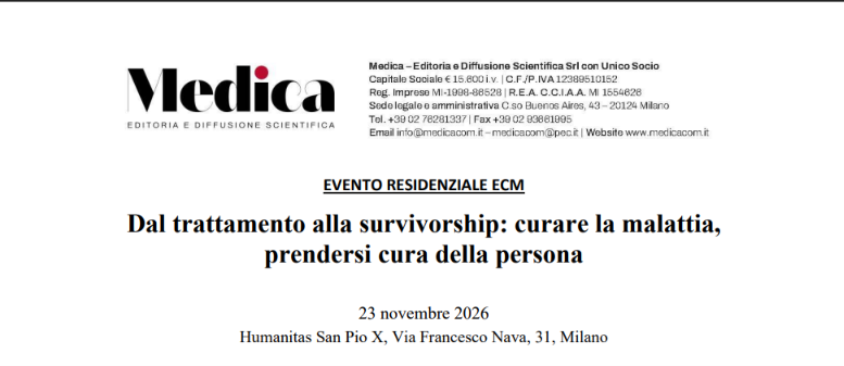 Dal trattamento alla survivorship: curare la malattia, prendersi cura della persona